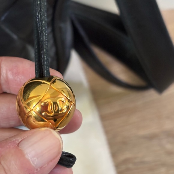 ⭕️SOLD⭕️ Chanel Black Maletasse Quilted lambskin Shoulder Bag with Gold Chain - Picture 12 of 14